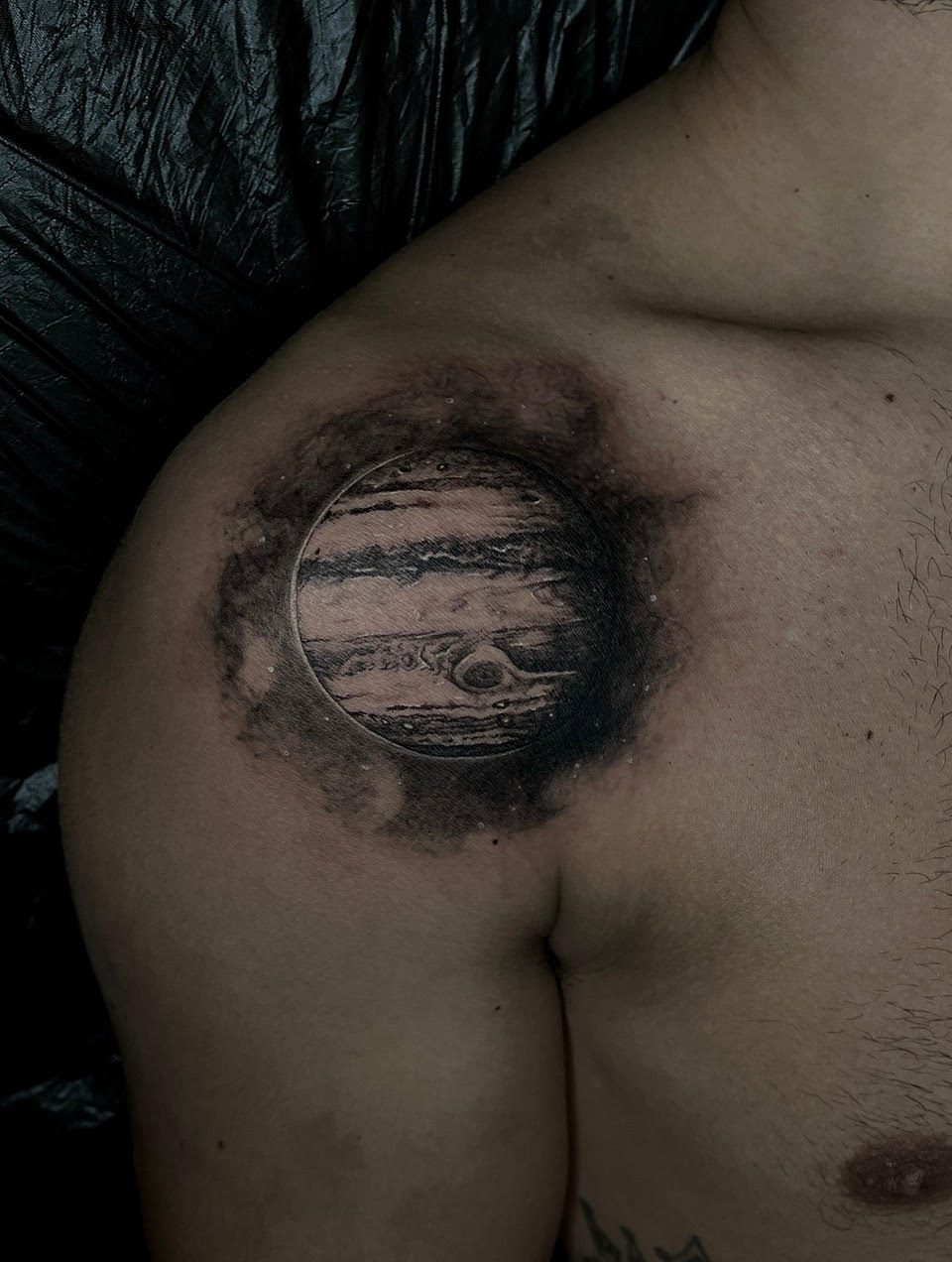 Planet tattoo