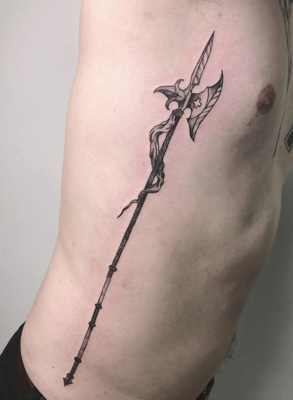 Arme de chevalier tattoo