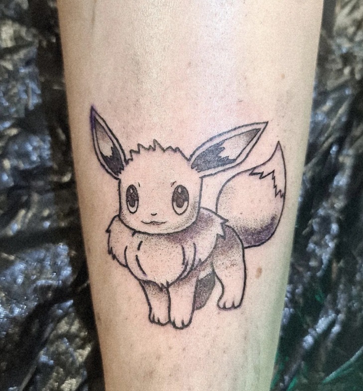 Evoli pokemon tattoo