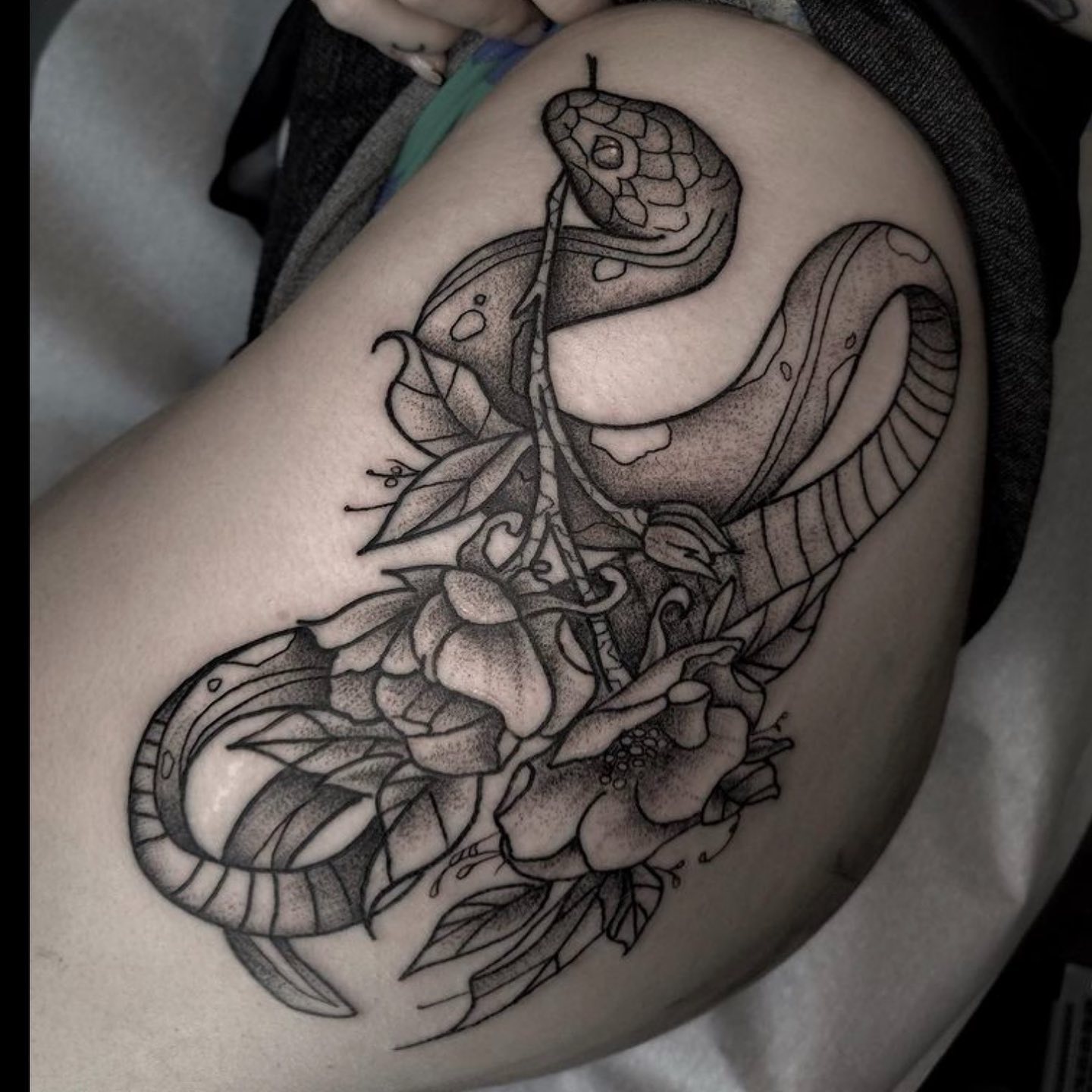 Serpent tattoo