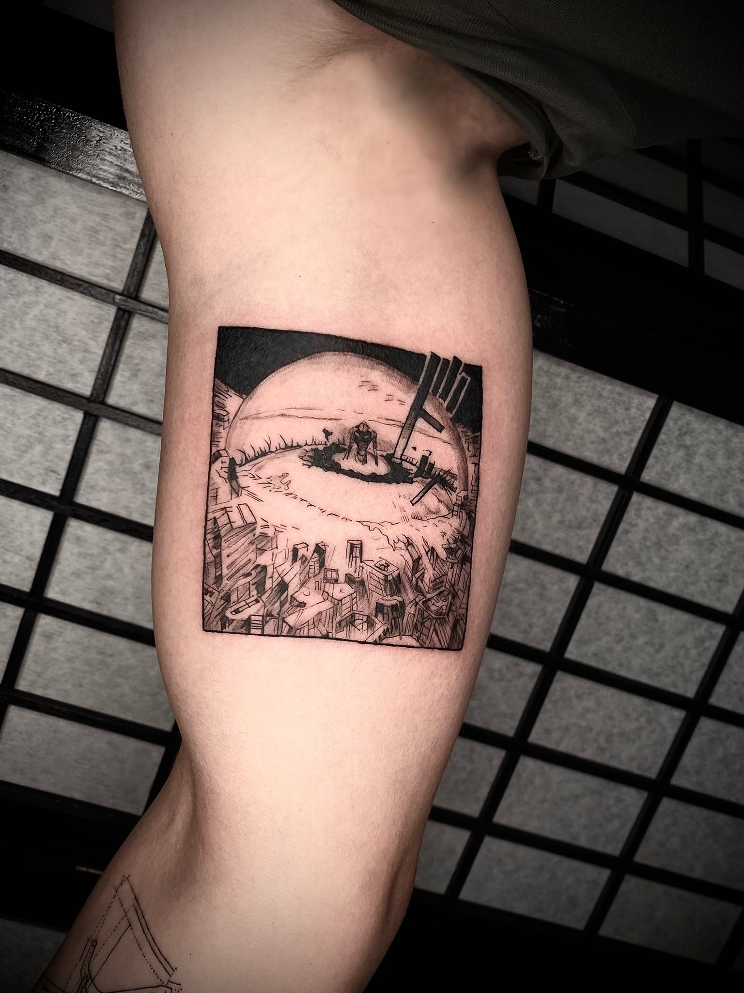 Graveyard tattoo