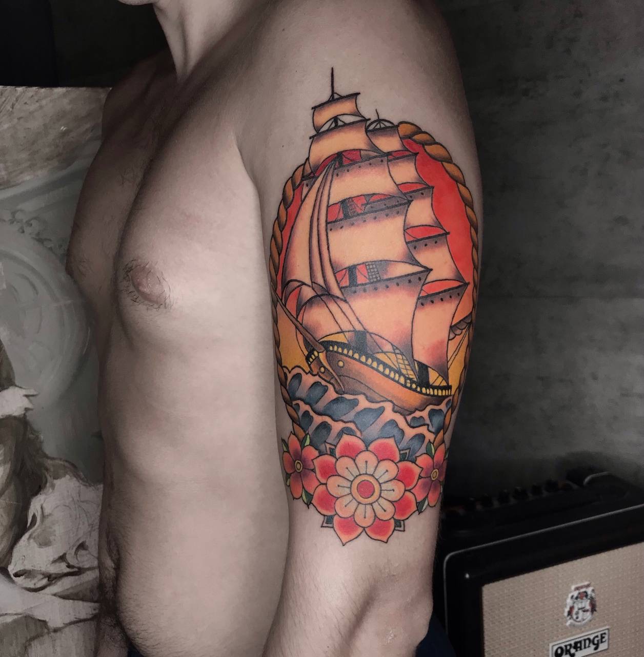 Tatouage de bateau